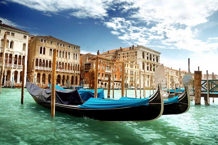 Venedig und die Gondel